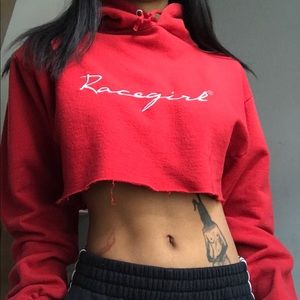 RaceGirl Crop Hoodie 🤩